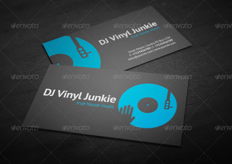 32+ DJ Business Card Templates Free Download Creativetemplate