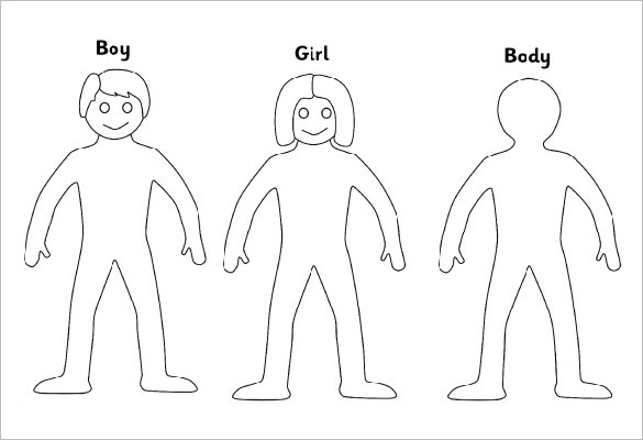 28+ Body Outline Templates Free PDF, PNG Formats