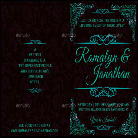 event-wedding-bifold-brochure
