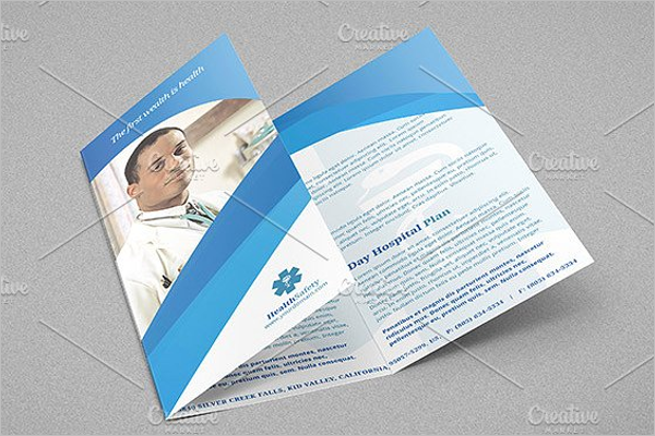 HospitalÂ A4 Brochure Template