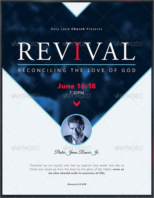 Reconciliation Revival Flyer Template