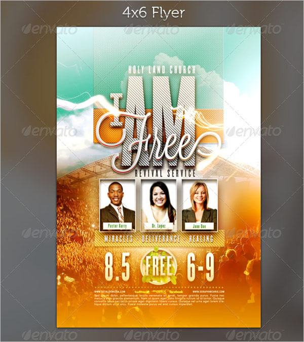 Top Selling Revival Church Flyer Template